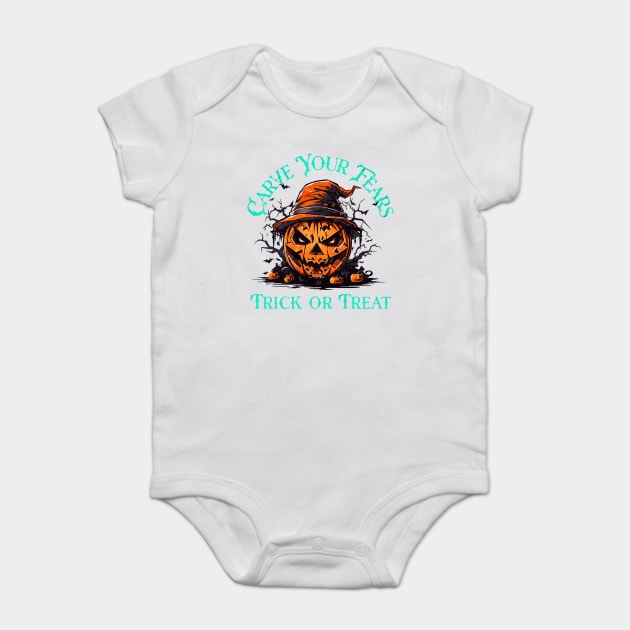 Carve Your Fears Baby Bodysuit by WarFX Designs